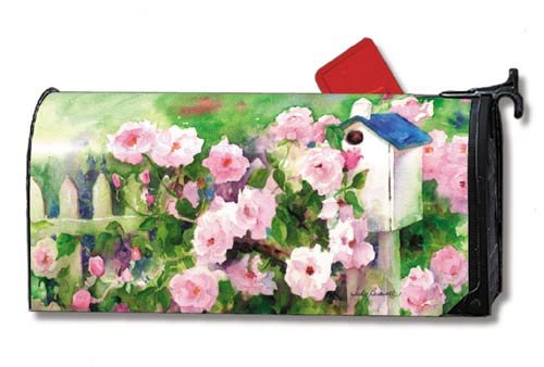 Mailwraps Roses & Birdhouse Mailwrap