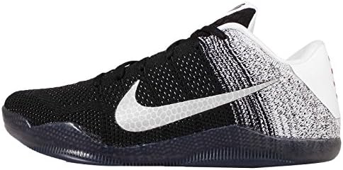 NIKE MEN'S KOBE XI ELITE LOW BASKETBALL SHOES, SNEAKERS (12, WHITE/BLACK-COURT PURPLE)