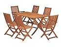 Wiltshire Outdoor Dining Set with FSC Certified Eucalyptus Wood (7 Pieces)