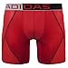 adidas Men's Climacool Mesh Boxer Brief Underwear, SLD Red/Black, Large