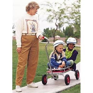 Red Wagon with Protective Gear by 