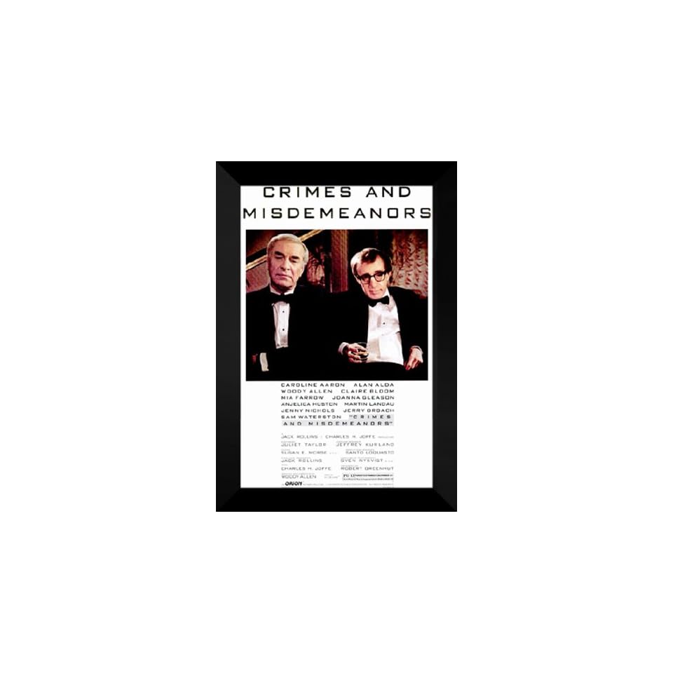 Entertainment Memorabilia CRIMES AND MISDEMEANORS Movie POSTER 27x40