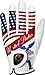 easyglove Flag_USA-1 Men's Golf Glove (White), Large, Worn on Left Hand