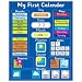 My First Magnetic Calendar - BLUE (also available in PINK). Rigid board 40 x 32cm with hanging loop