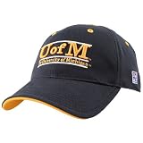 The Game Michigan Wolverines Navy Blue A-Flex Stretch-Fit Hat
