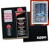 Ford Tire Tread Zippo Lighter Gift Set