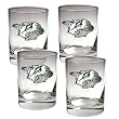 Nashville Predators NHL 4pc Rocks Glass Set - Primary Logo by Great American Products