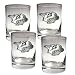Nashville Predators NHL 4pc Rocks Glass Set - Primary Logo by Great American Products