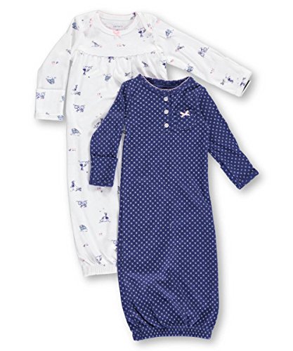 Carter's Baby Girls' 2 Pack Floral Gowns (Baby)