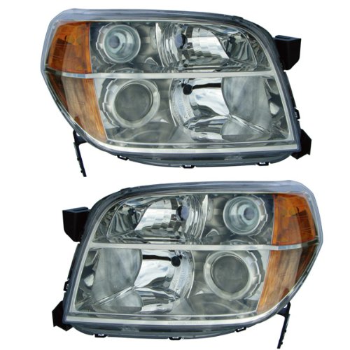 Fit For 05-09 Ford Mustang Smoke/Black Housing LED Headlights Assembly Pair