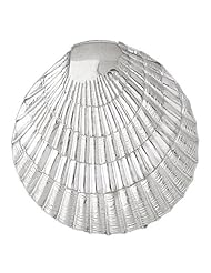 Clevereves 14K White Gold Pendant Two Tone Shell 9.1 - Gram(s)