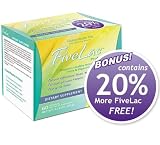 Fivelac Probiotic, Bonus Pack 60 Pkts Plus 20% Free