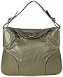 Salvatore Ferragamo Gunmetal Leather Shoulder Bag FR21-B525GMTL