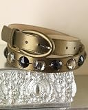 Metallic buckle belt