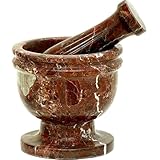 Marble Mortar & Pestle Brown (each)
