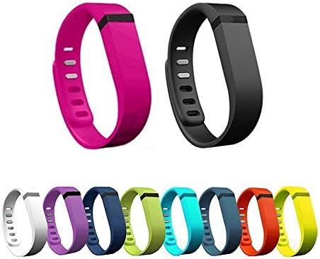 Fitbit Flex Replacement Bands, LJLTECH 10Pcs Fitness Tracker Replce Wristband with Clasps Strap Bracelet for Fitbit Flex (S)