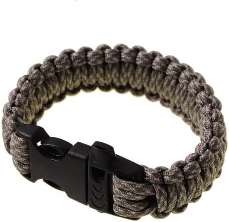 Okeler Camo 550 Survival Bracelet Paracord Military Tactical Camping Buckle Cord Cable with Free Pen