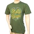 Lucky Brand Jeans Faded Clover Green Shirt