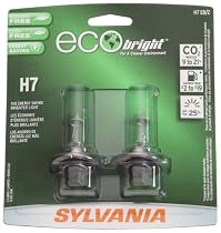Sylvania H7 EB BP/2 12 TWIN EcoBright Headlight, Pack of 2