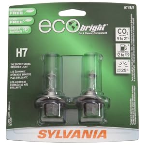 Sylvania H7 EB BP/2 12 TWIN EcoBright Headlight, Pack of 2