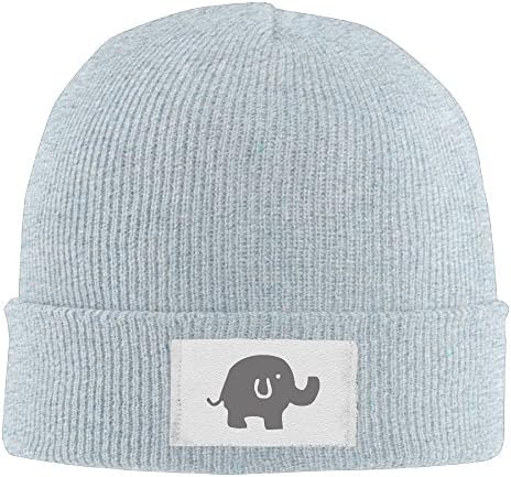 Winter Cute Elephant Silhouette Knit Hat Beanie Hat