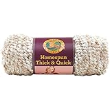 Lion Brand Yarn 792-412 Homespun Thick and Quick Yarn, Pearls