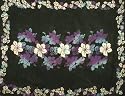 "Hibiscus" 44" X 66" Sarong - Color is lighter green than shown.