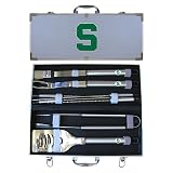 Michigan State Spartans 8pc. BBQ Set w/Case - NCAA College Athletics - Fan Shop Merchandise