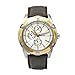 GUESS Men's W15521G1 Steel Brown Leather Two-Tone Multifunction Watch