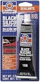 Permatex 81158 Black Silicone Adhesive Sealant - 3 oz., 12-Pack