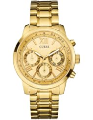 GUESS Womens U0330L1 Gold-Tone Multi-Function Watch