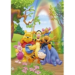 1art1 40652 Winnie Puuh der B�r - Rainbow Poster 91 x 61 cm