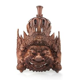 Rahwana Wooden Mask by CraftNetwork