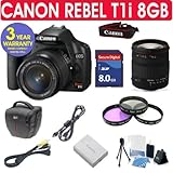 IMAGE OF Canon Rebel T1i + Sigma 18-200mm Lens + 8GB Memory