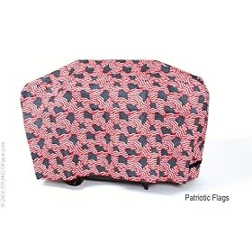 Two Dogs Designs Inc Grill Cover, 70 Inch, Patriotic Flags from Dog Accessories