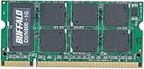 BUFFALO PC2-6400 800MHz 200Pin DDR2 S.ODIMM 1GB D2/N800-1G