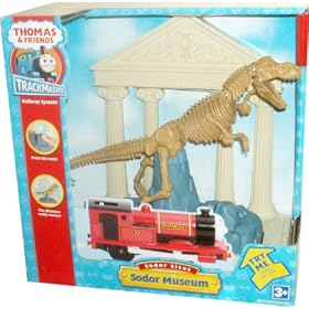 Thomas and Friends Trackmaster Railway System Sodor Sites Accessory Set : Sodor Museum with 7 Inch Tall Dinosaur Skeleton Figure and 1 Special Track (Rheneas Engine Sold Separately)