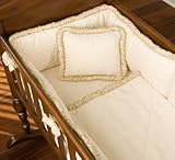 Green Frog Art 3 Piece Cradle Bedding Set, Aspine