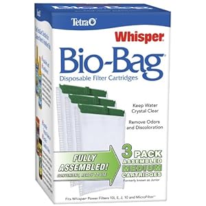 Tetra 26169 Whisper Bio-Bag Cartridge, Medium, 3-Pack Tetra 26169 Whisper Bio-Bag Cartridge, Medium, 3-Pack
