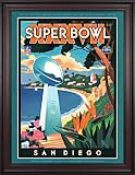 Framed Canvas 36 x 48 Super Bowl XXXVII Program Print | Details: 2003, Buccaneers vs Raiders