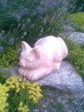 Eigenschaften Keramik&Design  / Katze,Terracotta,frostfest,hübsche Gartendeko,Mod.1 neu