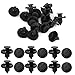 uxcell a14040200ux0001 Black Plastic Rivet, 25 Pack
