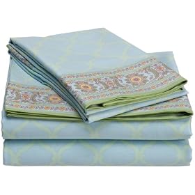 Tracy Reese Fairy Tale 300-Thread Count Cotton Percale Sheet Set