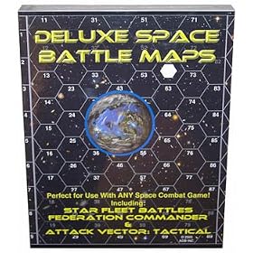 Deluxe Space Battle Maps board game accessory (Federation Commander / Star...
