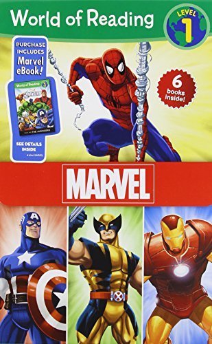 World of Reading Marvel Boxed Set, Level 1 (World of Reading, Level 1: Marvel) by Macri, Thomas (2014) Paperback
