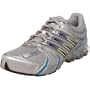 adidas Women's Shikoba MB 2 Running Shoe,Silver/Black/Turquoise,8 M