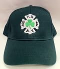 FDNY MALTESE CROSS W/SHAMROCK CAP S/M