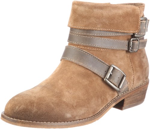 ESPRIT Stevie Buckle Bootie V05560, Damen, Stiefel, Beige (biscuit 297), EU 37
