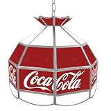 Trademark Coca Cola Vintage 16 Inch Stained Tiffany Lamp