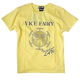 【VICE FAIRY×ワンピース】《トラファルガー・ロー/イエロー（限定カラー）》ラインストーンTシャツ☆アニメキャラクターグッズ通販☆【Mサイズ】 アニメ